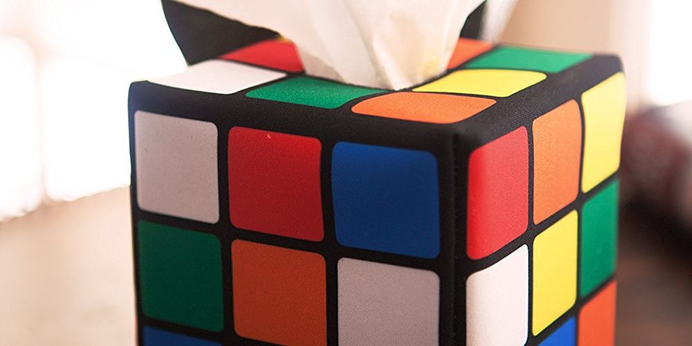 Rubik's Cube tissue box