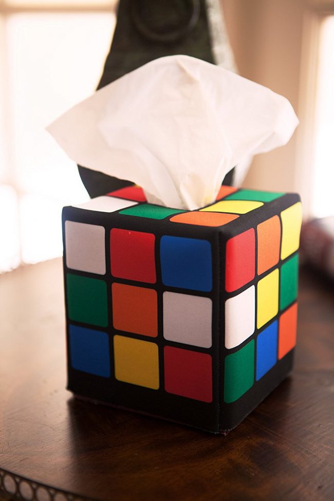 Rubik’s Cube tissue box Rubik's Cube tissue box